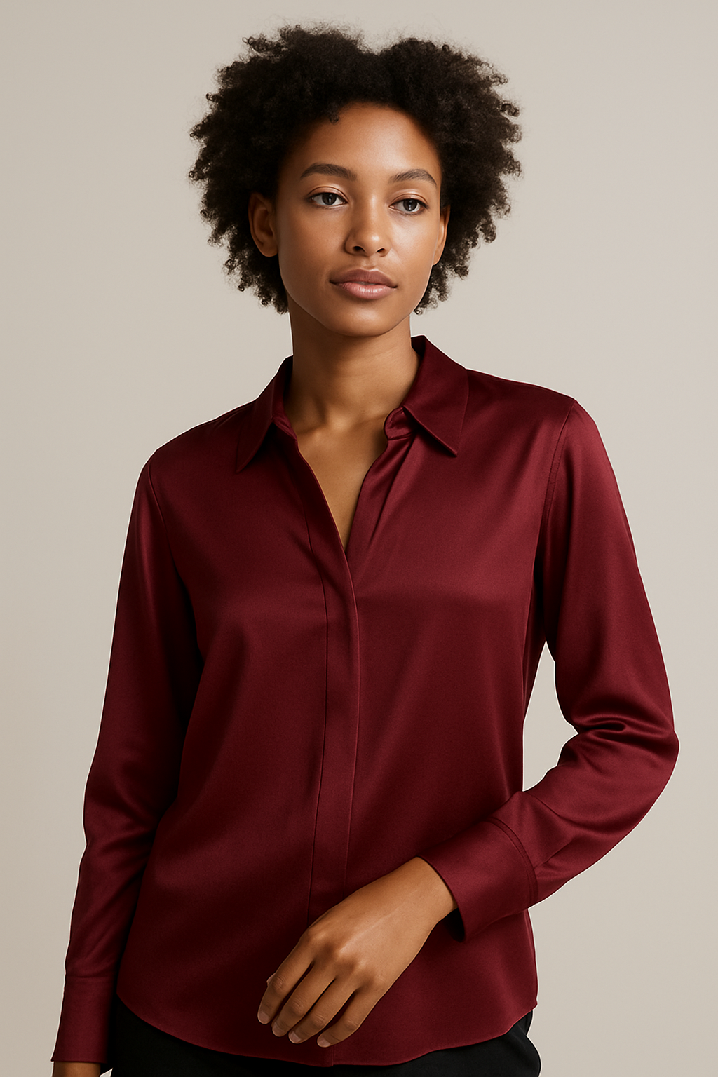 Quinn | Silk Blend Blouse